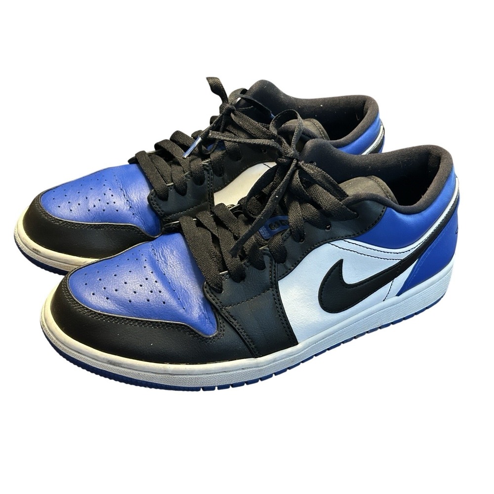 Nike Air Jordan 1 Low Royal Toe CQ9446-400 US 11 Blue‎ Black Sneakers